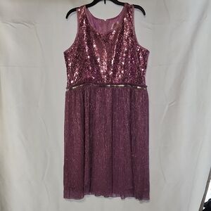OG Justice Sz 20+ Pink/purple Party Dress
